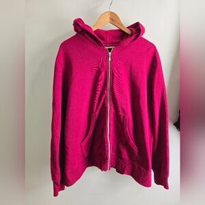 B.U.M. Equipment Plus Fuchsia Zip-Up